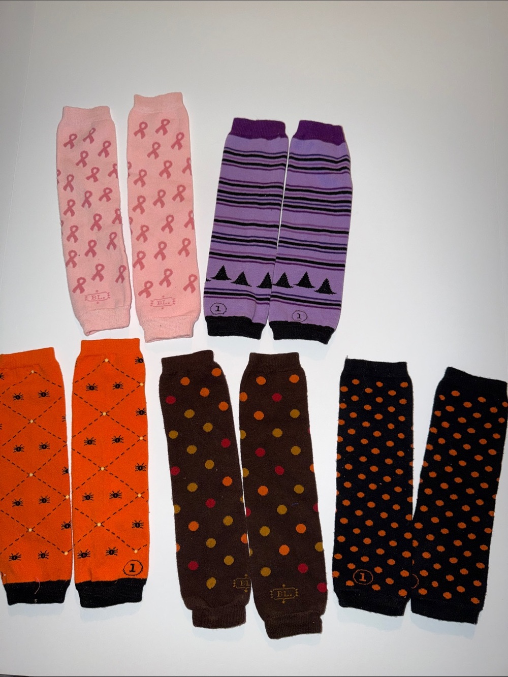 BabyLegs leg warmers 5 pairs set